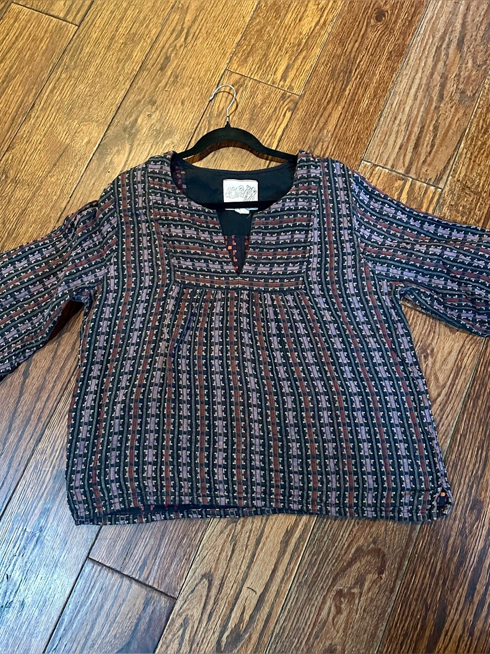 Ace & Jig Isabella top in Calico textile